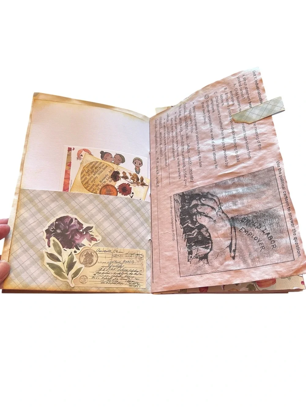 Handmade Junk Journal Fall Theme One of a Kind!